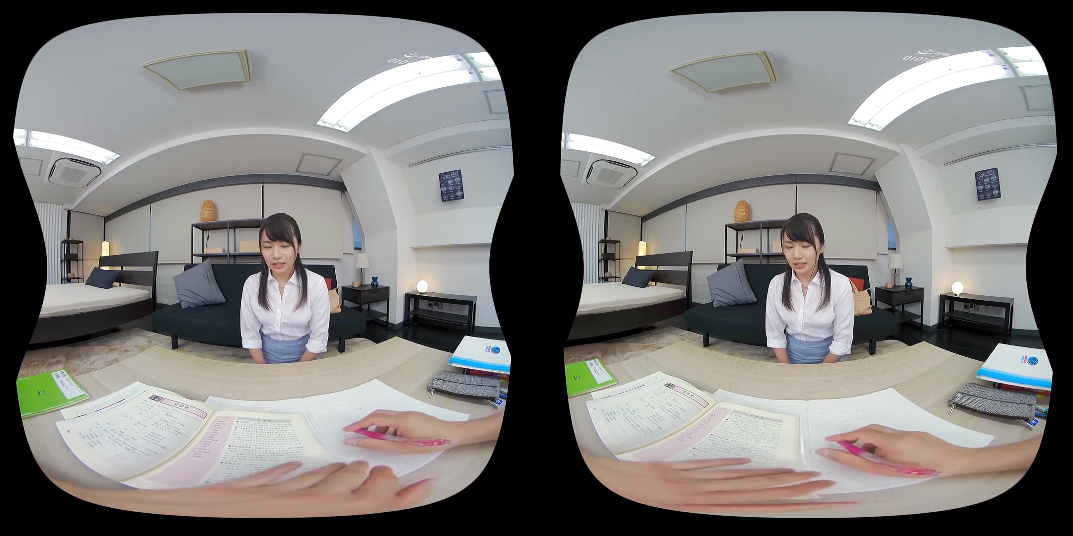 Try it With your Tutor! Personal Sex Lessons with your Busty Teacher; Beautiful Japanese Teacher Fucks her Student POV VR