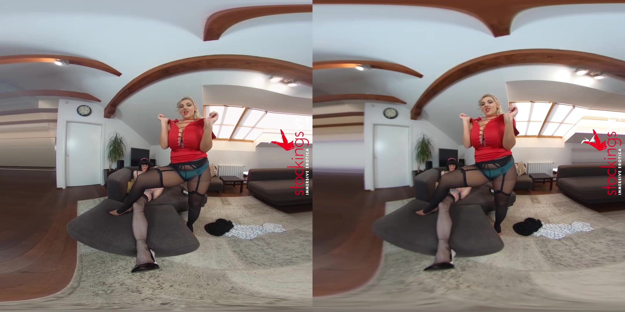 Huge Tit Seduction with Crystal Swift and Julia