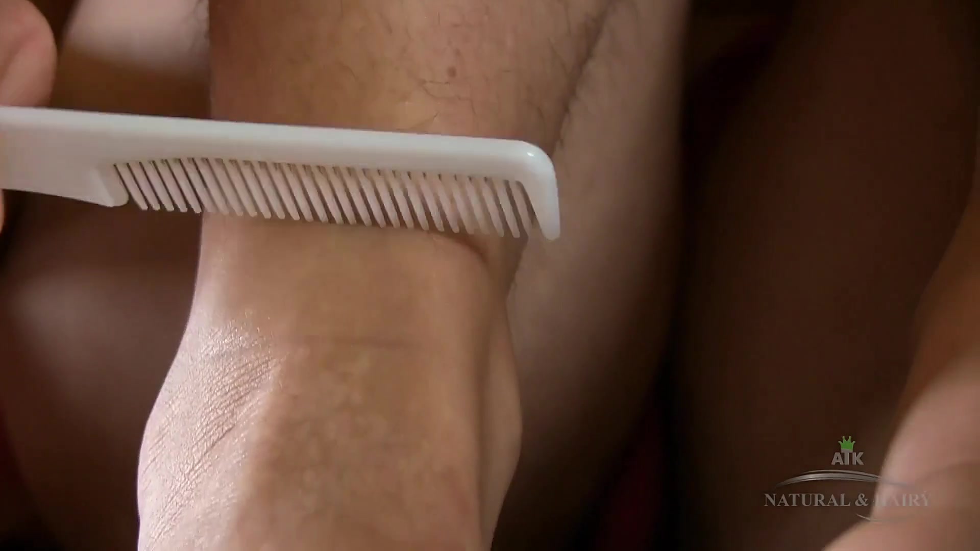 Katie Plays With Her Hairy Pussy.