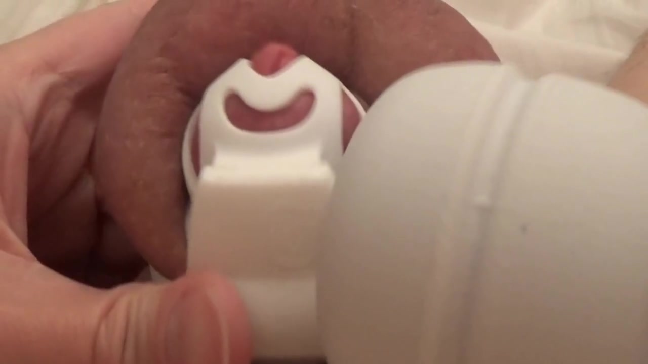 Old Clip From 2017: Chastity Cage Cum