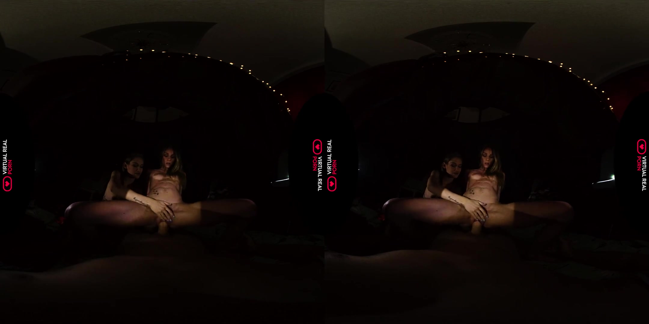 Stay Inside The House. II; Pornstar teen 18+ Threesome in the Dark