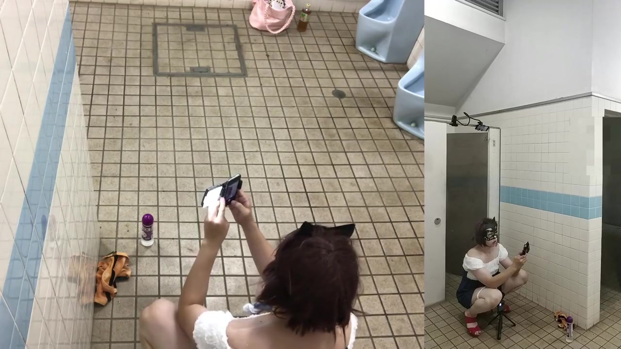 Japanese Crossdresser Ayumi Blowjob Analsex Cumtoface Publictoilet 027
