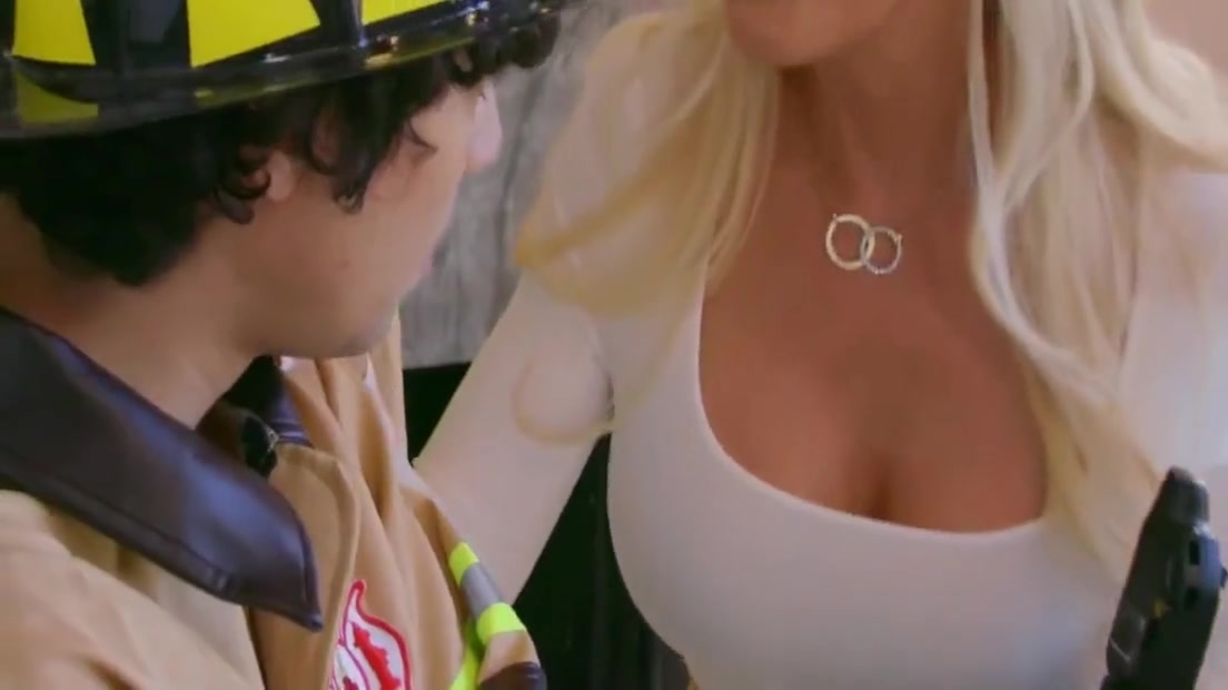 Sexy Milf Photographer Fucks A Young Fireman - At Ebrazz.tv