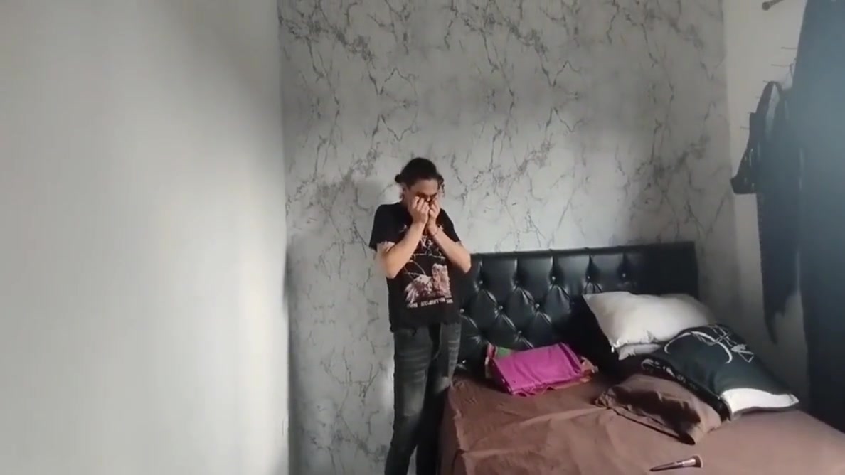 My Stepson Comes Into My Room And Smells My Used Thongs - Sub Spanish