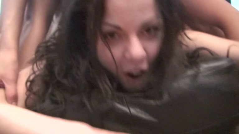 Lesbian orgy at crazy all-girl party