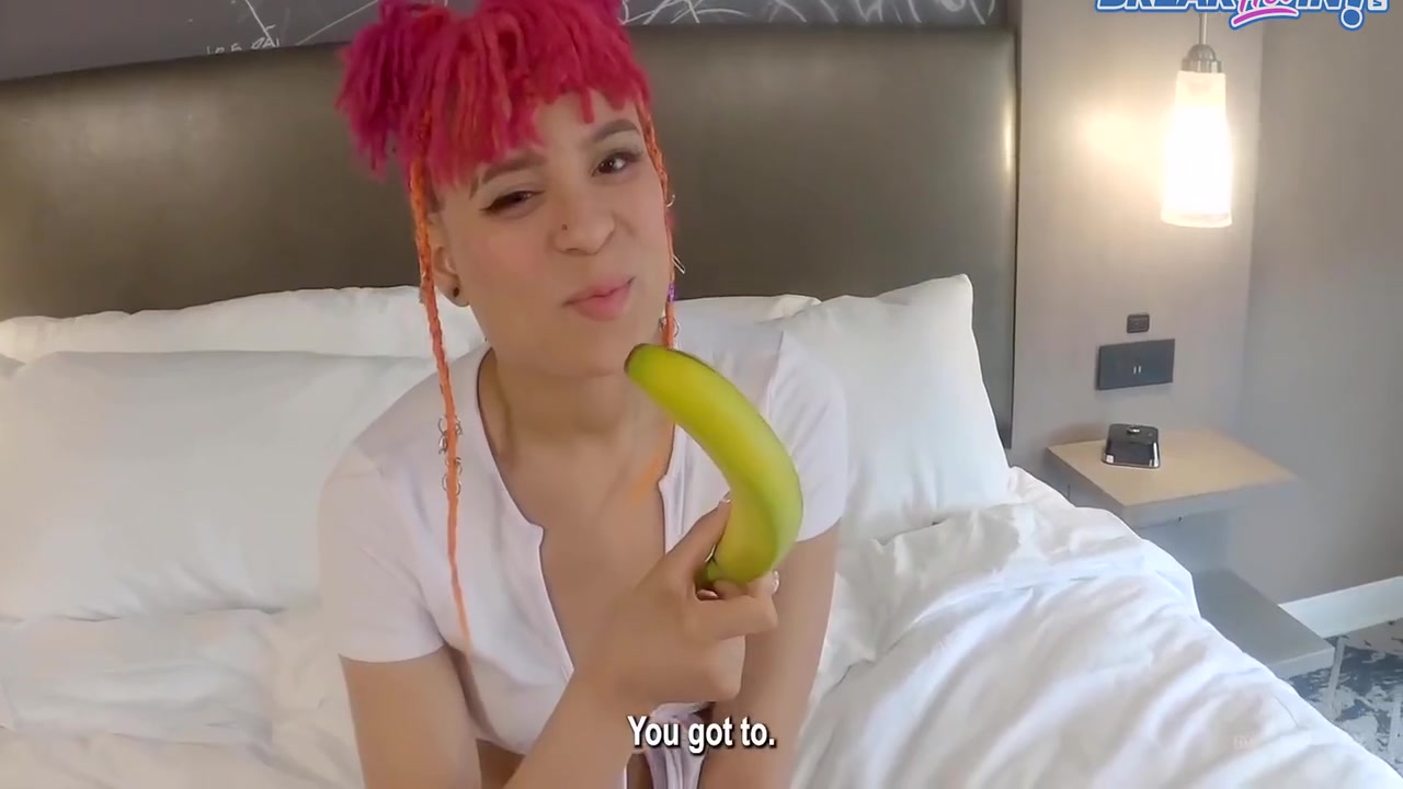 Pretty Young Black Girl Stuffs Banana In Ass Dick In Pussy 4 Min