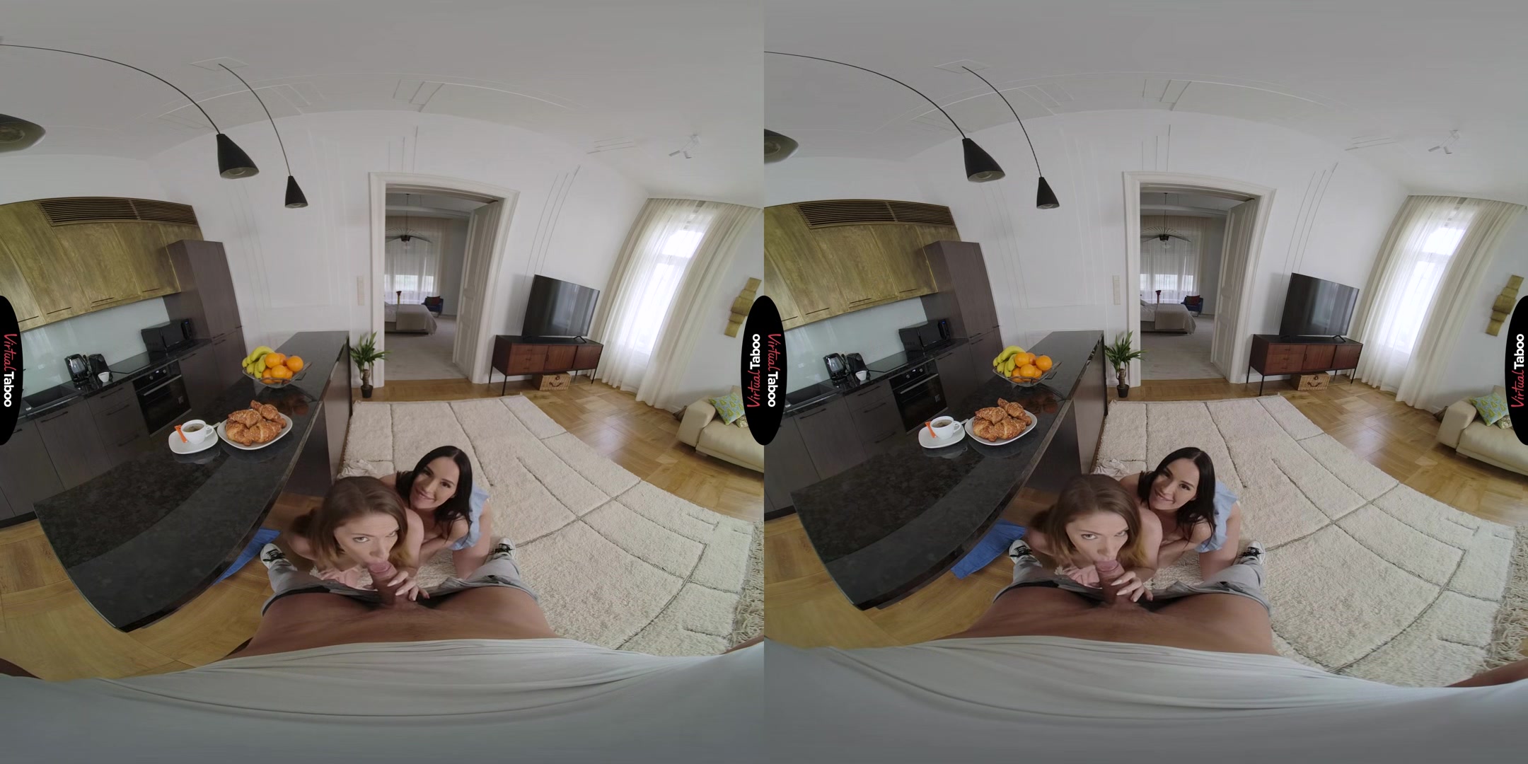Milena Ray, Sata Jones VR Porn: Time To Share - VirtualTaboo