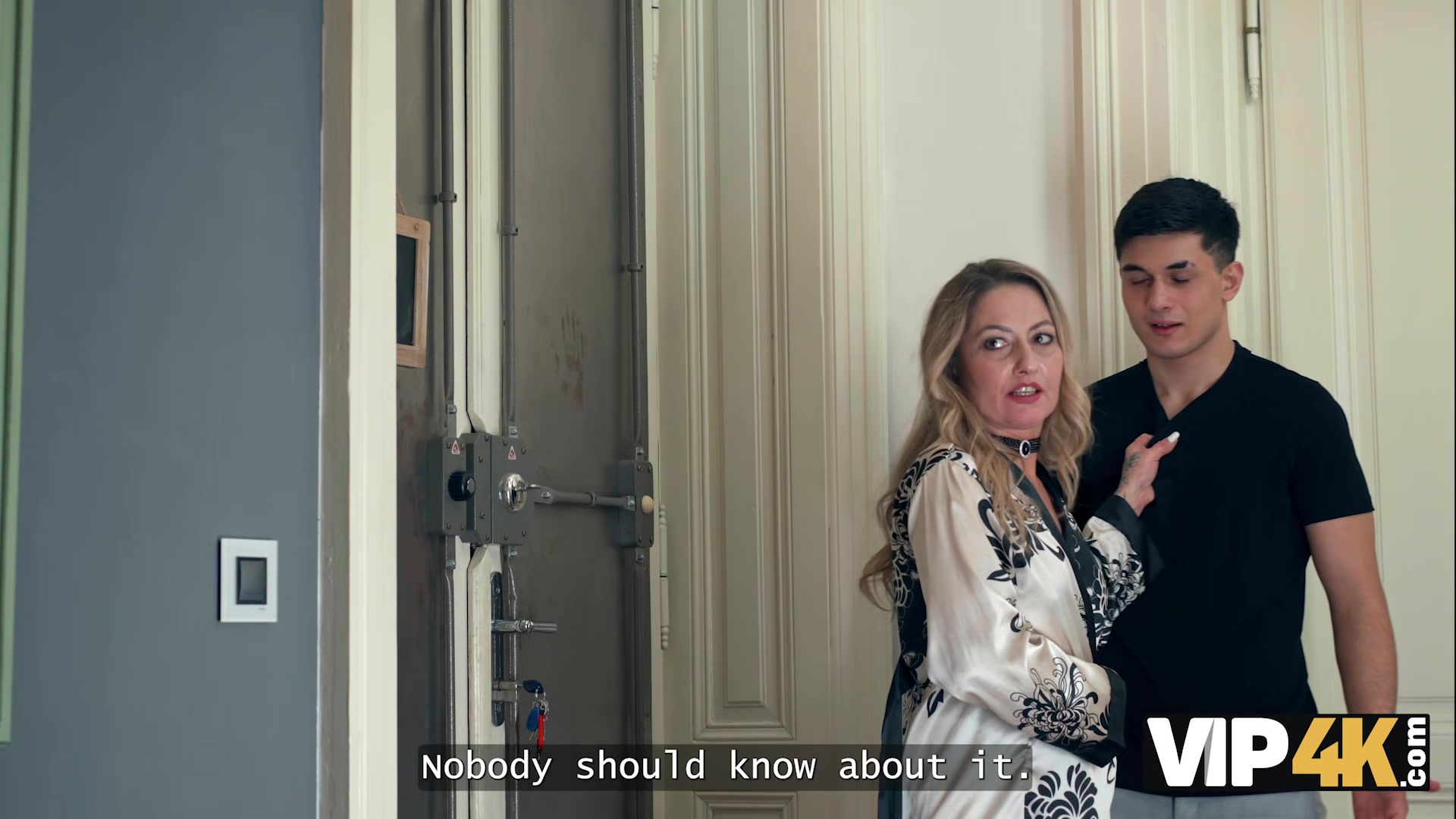 VIP4K. I was preparing for my sex client and my student walked in suddenly...