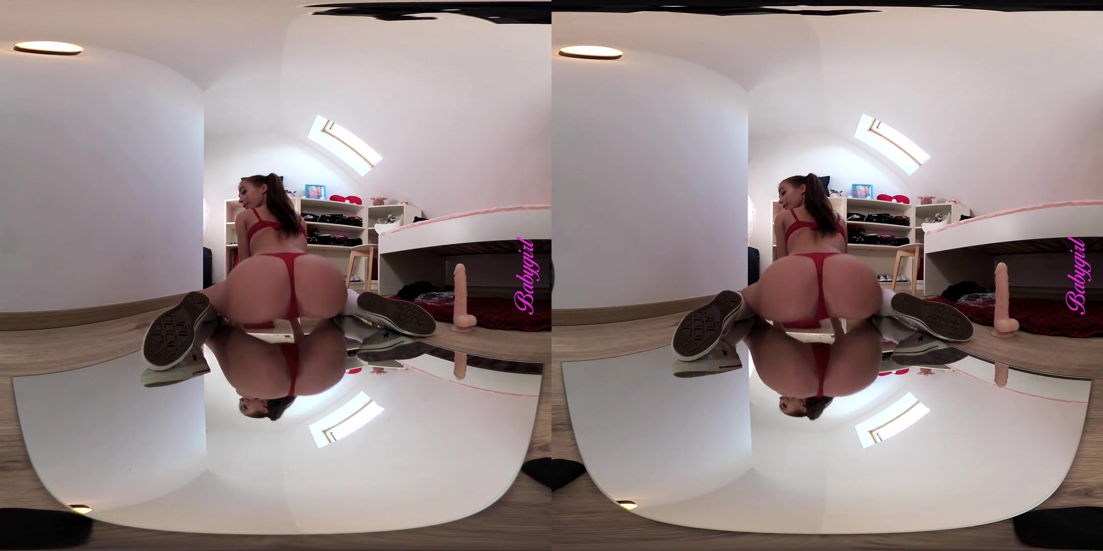 Nata Ocean in Tiny Cosmic Cheerleader - Mirror - perVRt