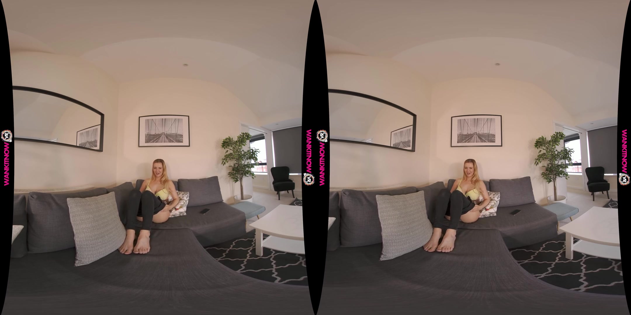 Sneaky Wank - Big Tits British Blonde Lucy Alexandra Solo Striptease
