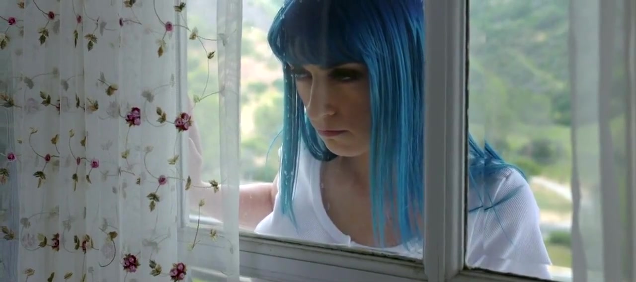 Brad Sterling And Jewelz Blu - Blue Haired teen 18+ Whips Out The Studs Rod And Start Sucking On It Deep Down Her Throat