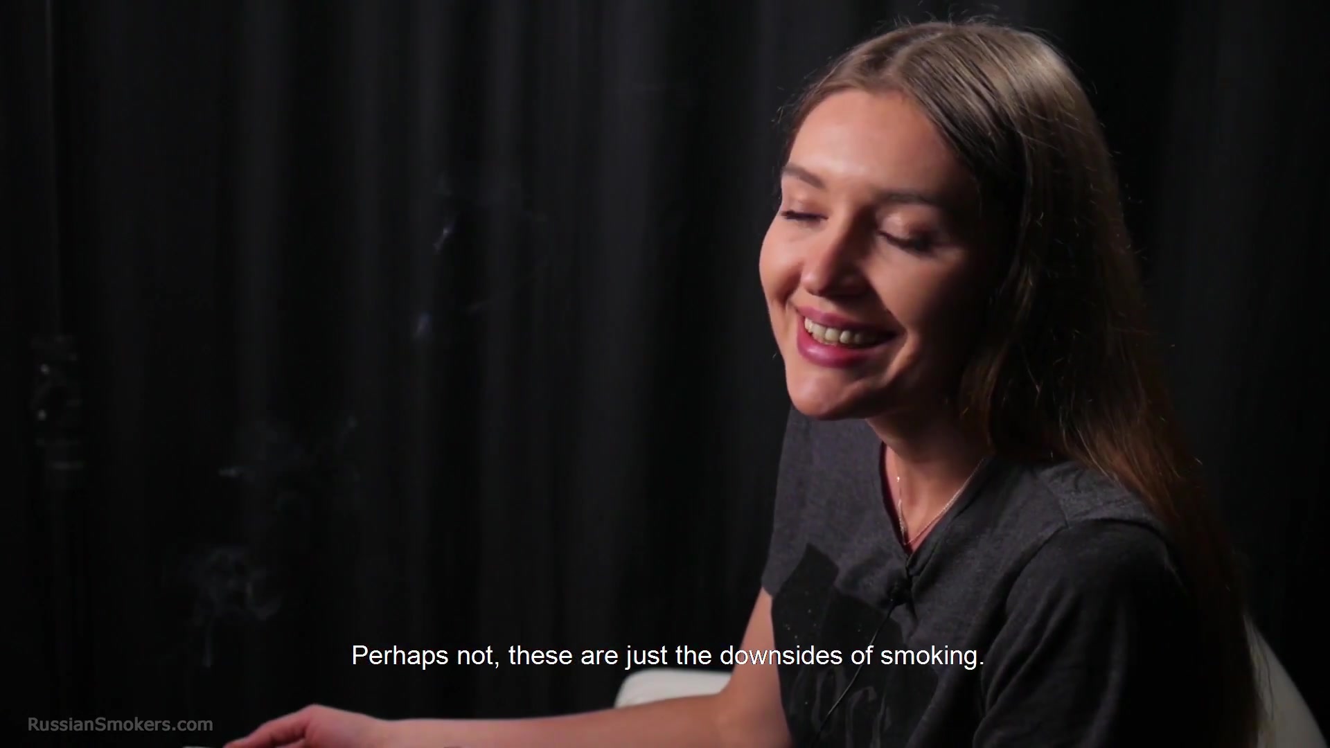Kate Is Giving An Interview And Smoking 100mm Cigarettes