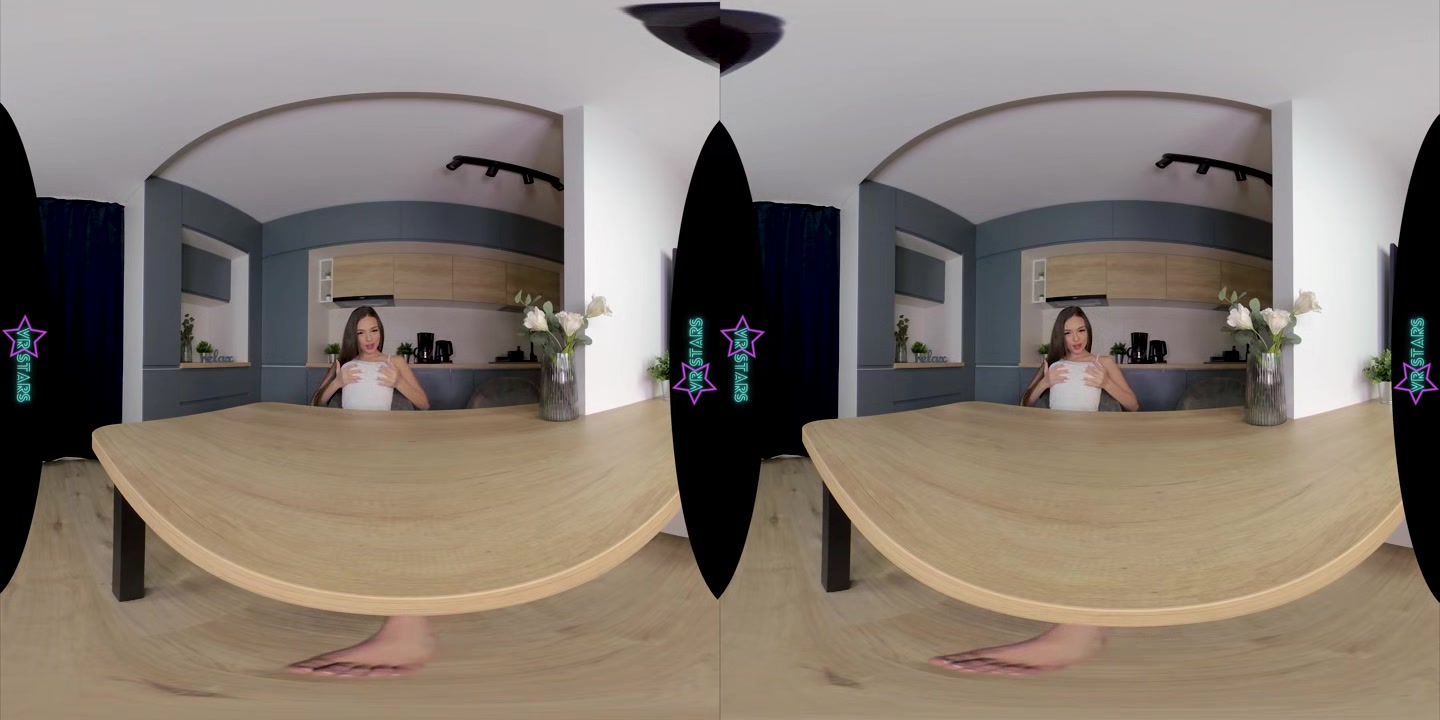 Stuffing My Pussy On The Kitchen Table - VRStars
