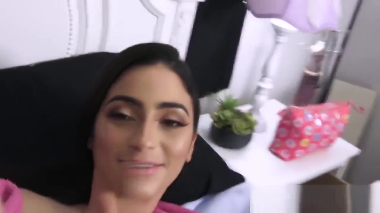 Stepsister masturbates