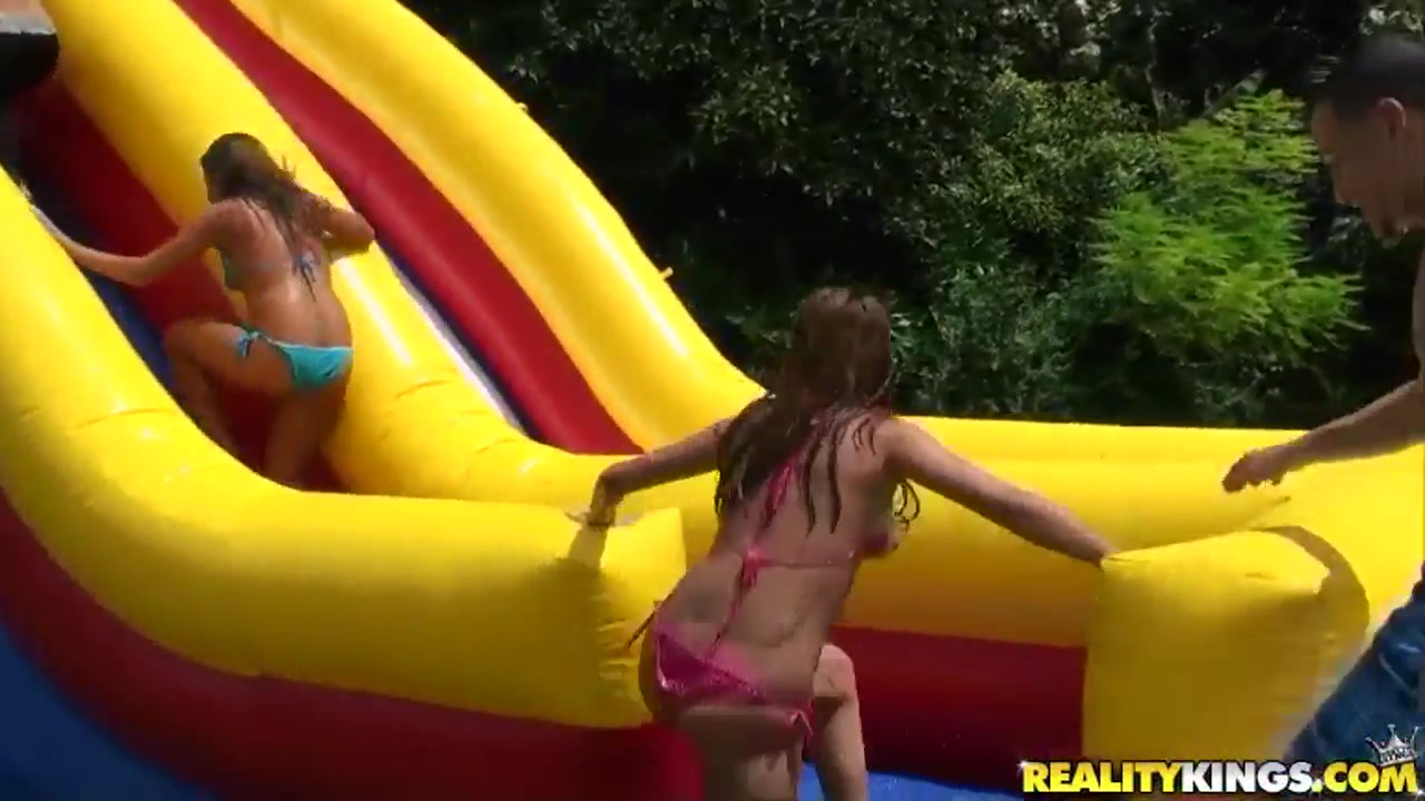 Group fun in the water attraction