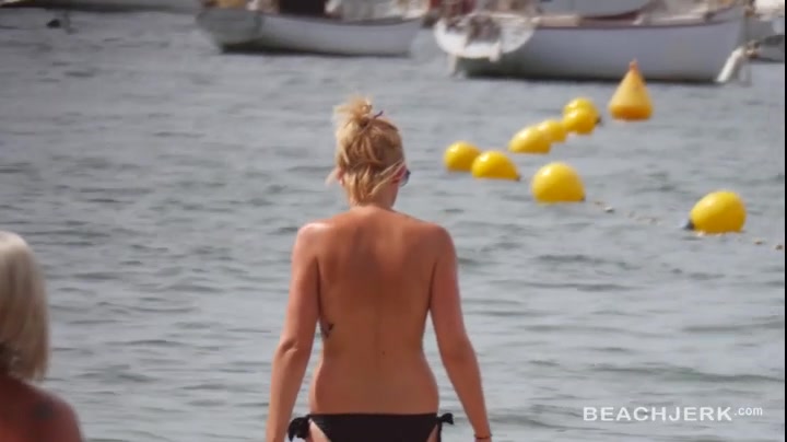 Topless Beach Blonde - BeachJerk