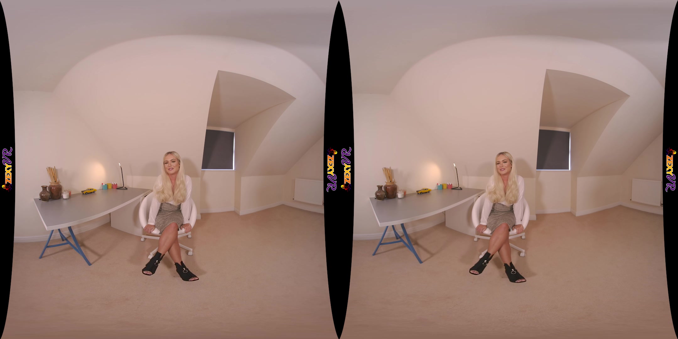 Naked In The Office featuring Louise - ZexyVR