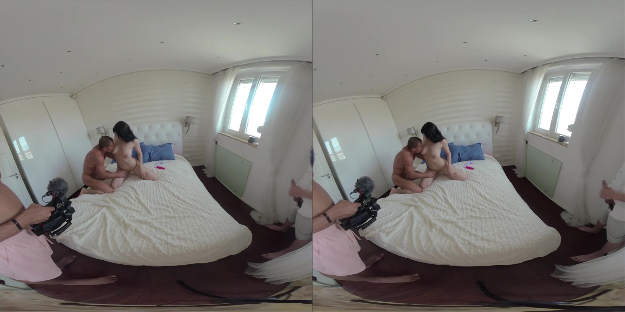 Lexi Montana Vr Part One - Big Natural Tits Newcomer First Scene Is Huge Cock Threesome