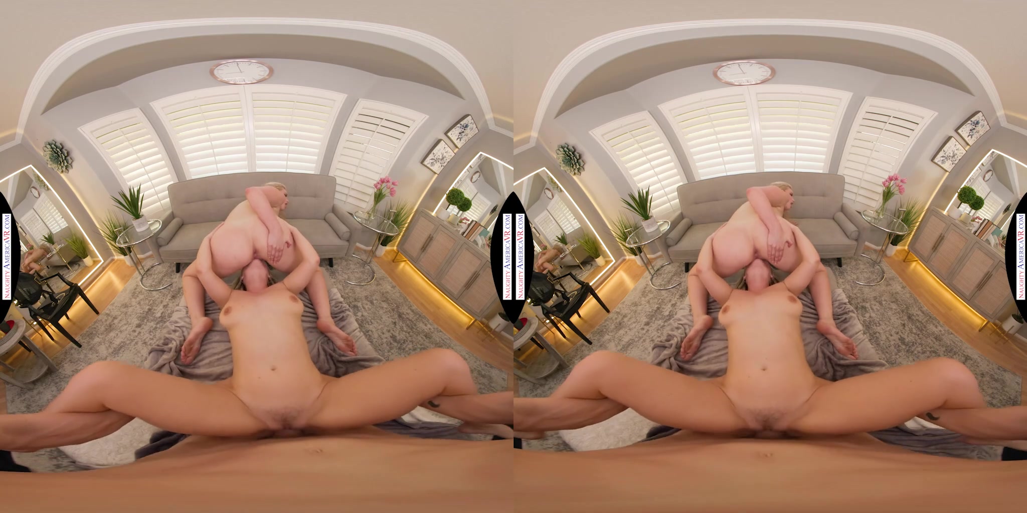 Crazy hot neighbor Slimthick Vic and her sexy Australian friend Charlie Forde stop by your pool to have a naughty threesome!