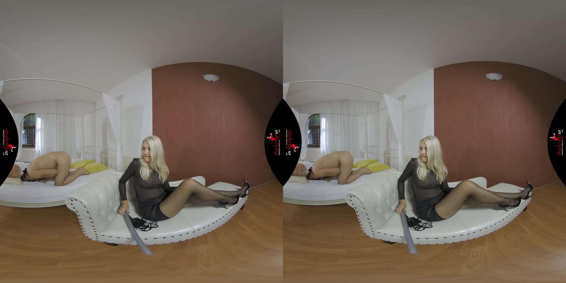 Hit Me With Your Best Shot - Submissive Guy BDSM Spanking from a Sexy Blonde