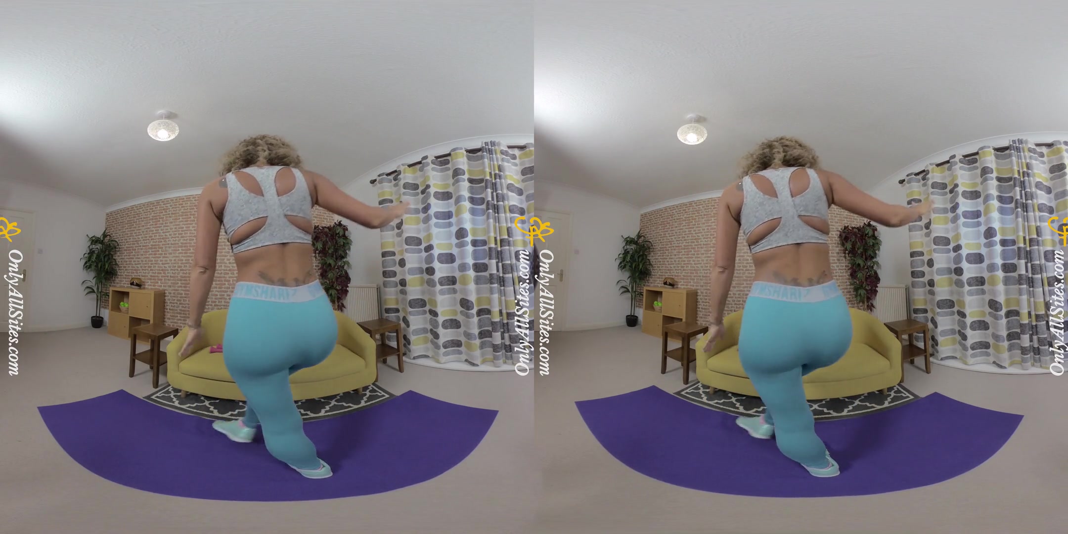 Natalia Forrest - Gym; Busty teen 18+ in Workout Clothes Stripping