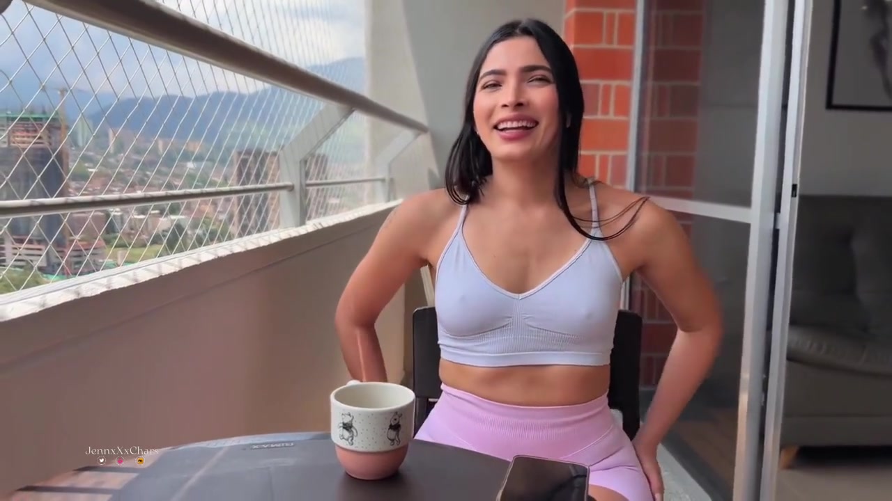 My New Neighbor Turned Out To Be Jenn Pinzon; She Has A Huge Butt !