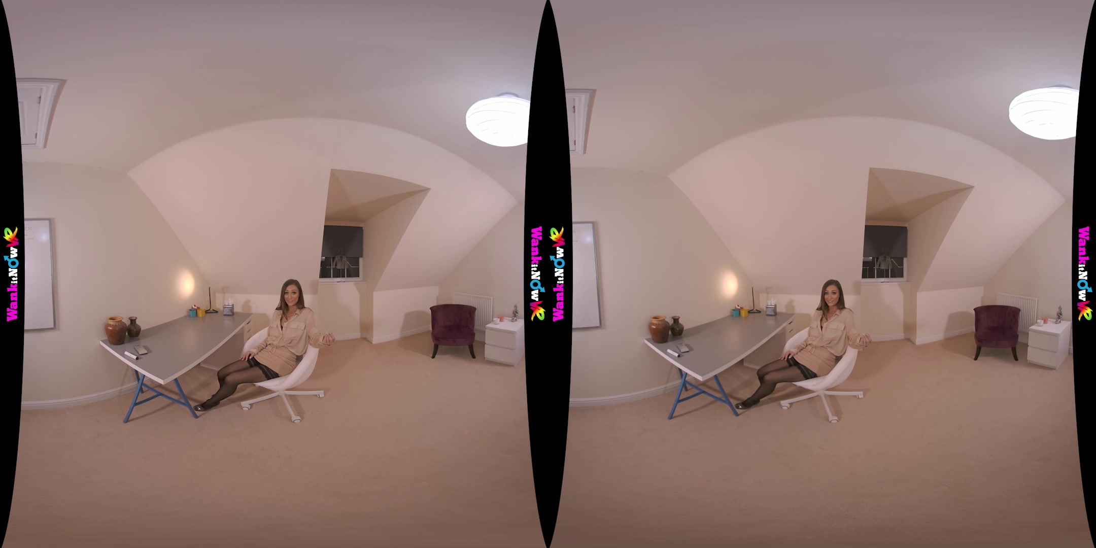 Office Play featuring Rose - WankitNowVR