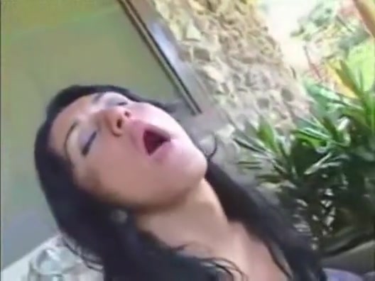 Slim Brunette T-Girl Gets Stuffed Hard