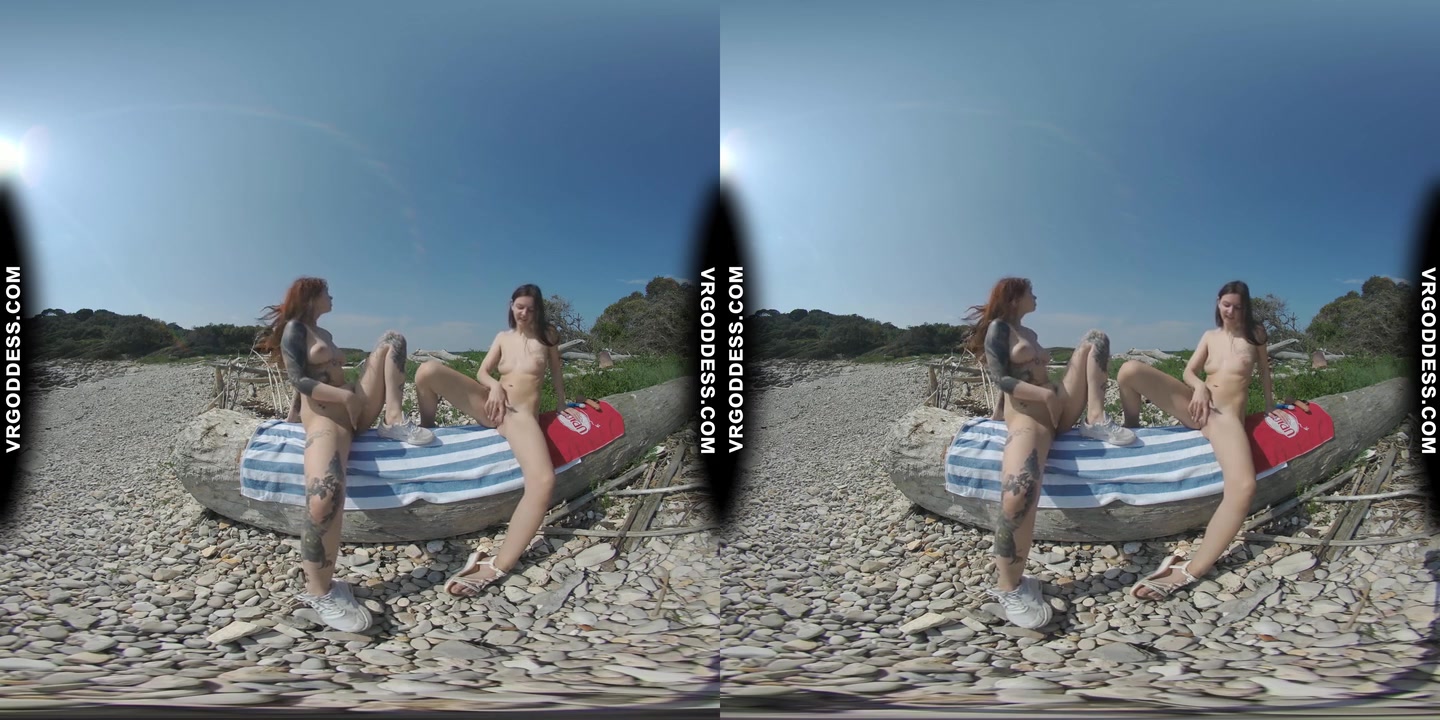 Cheri And Rebeka Ruby Masturbating Outdoors On Deserted Adriatic Island Tribal Nude Beach Girls