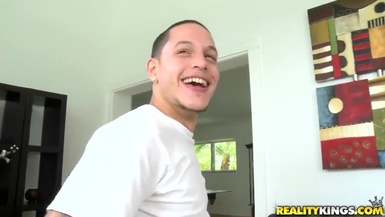 Young amateur latina rides on stiff cannon