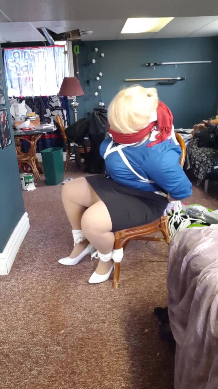 Secretary Tied To Chair Trapped