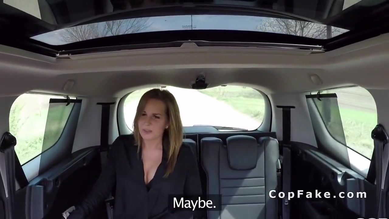 Bangs Hot Blonde In Car