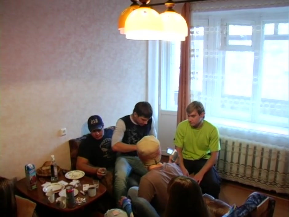 Alsa & Carol & Dazzy Pink & Melanie in a pair of in-love students 18+ enjoying college sex