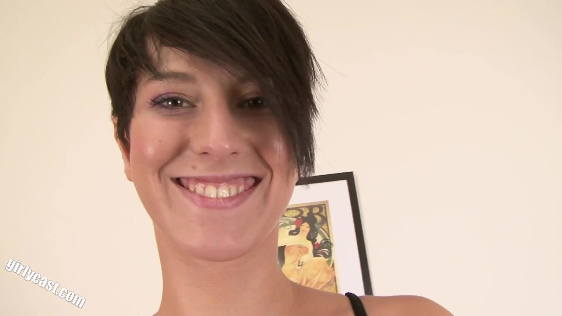 Cute Hairy Nicole Interracial Casting - Creampie