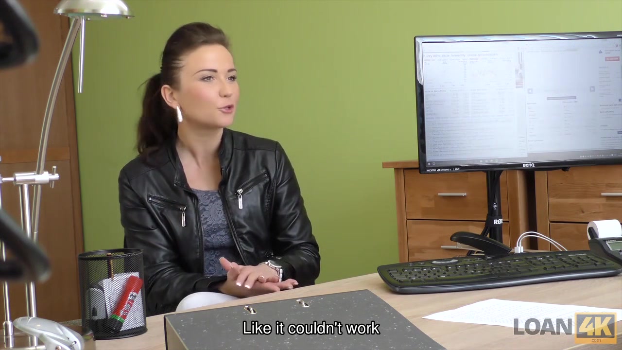 LOAN4K. Frances gets a credit thanks to her beauty and sex skills