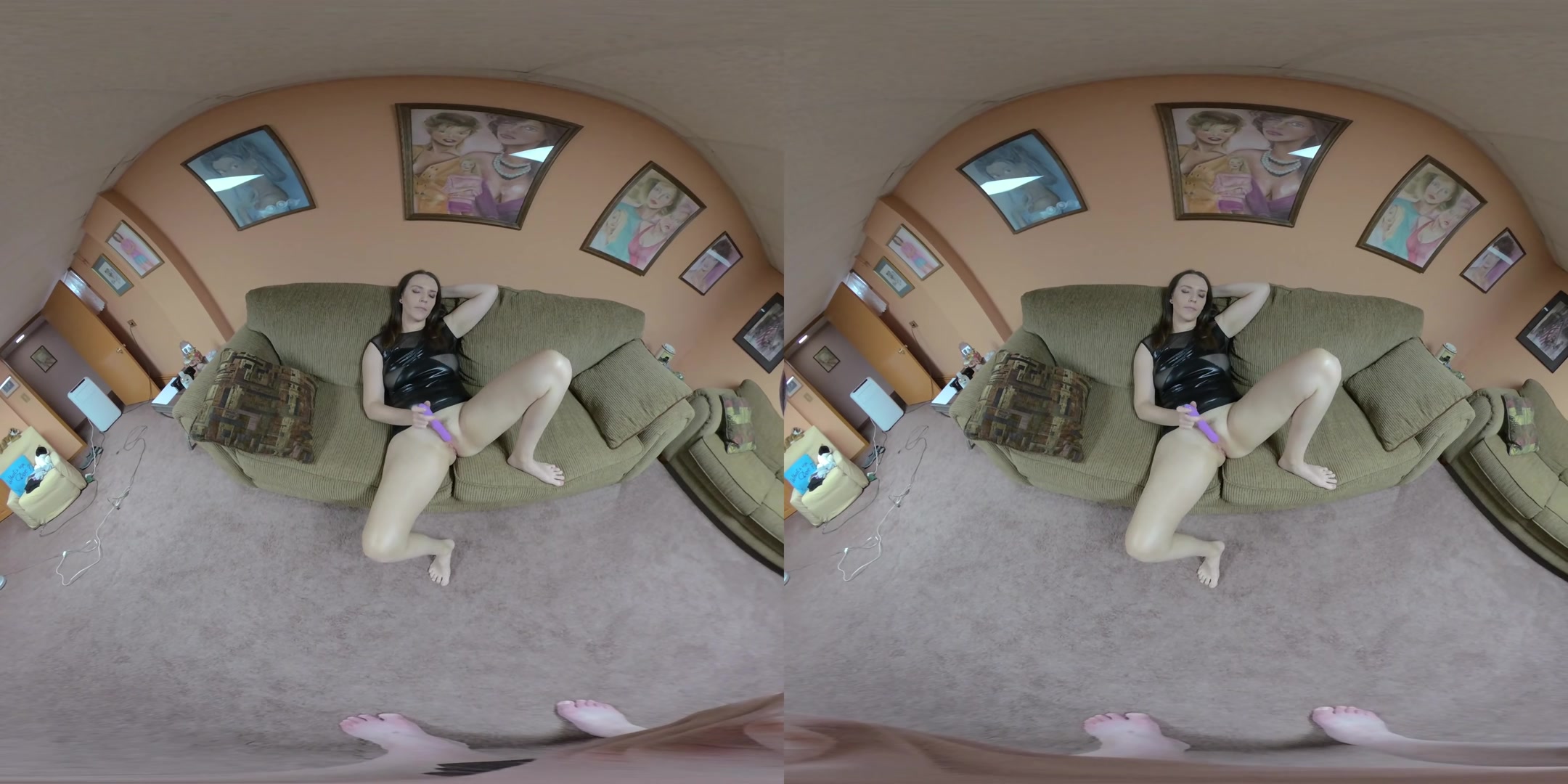 Alisha Adams Is Getting Off with Her Purple Vibrator - ChickPassVR