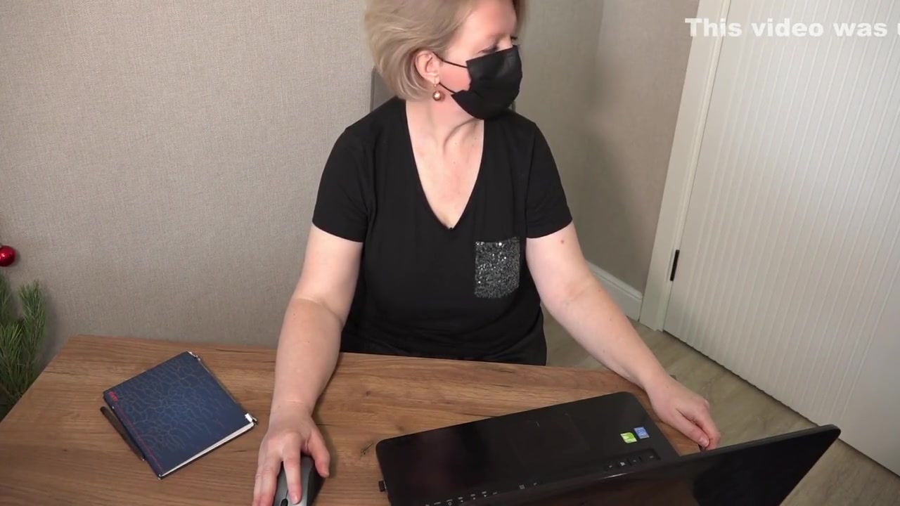 A Busty Mature Boss Masturbates In The Office And Is Caught On Camera. Milf With Hairy Pussy With Hot Milf