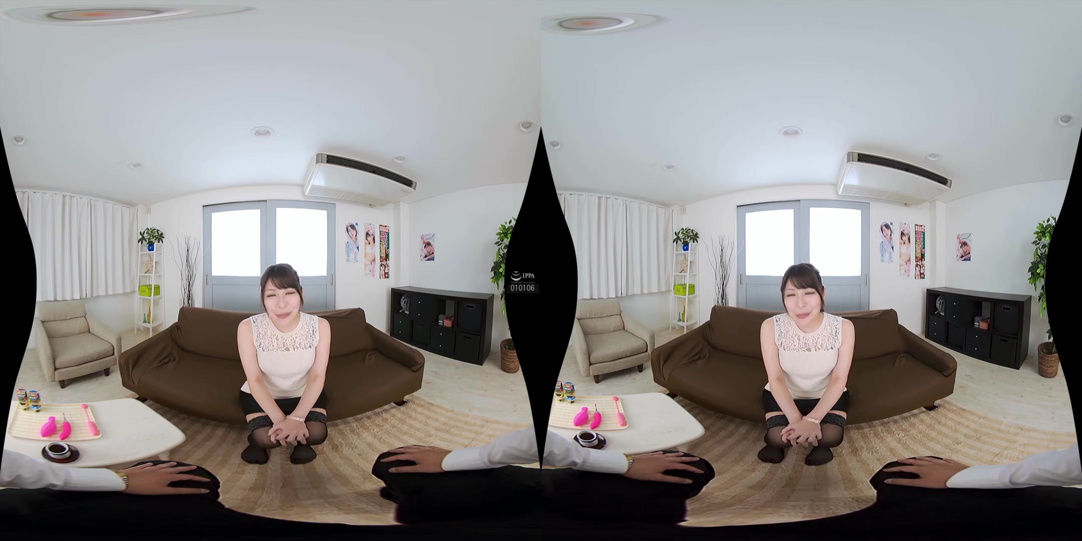 Tempted by the Secretary Creampie Sex; JAV Idol Hardcore VR