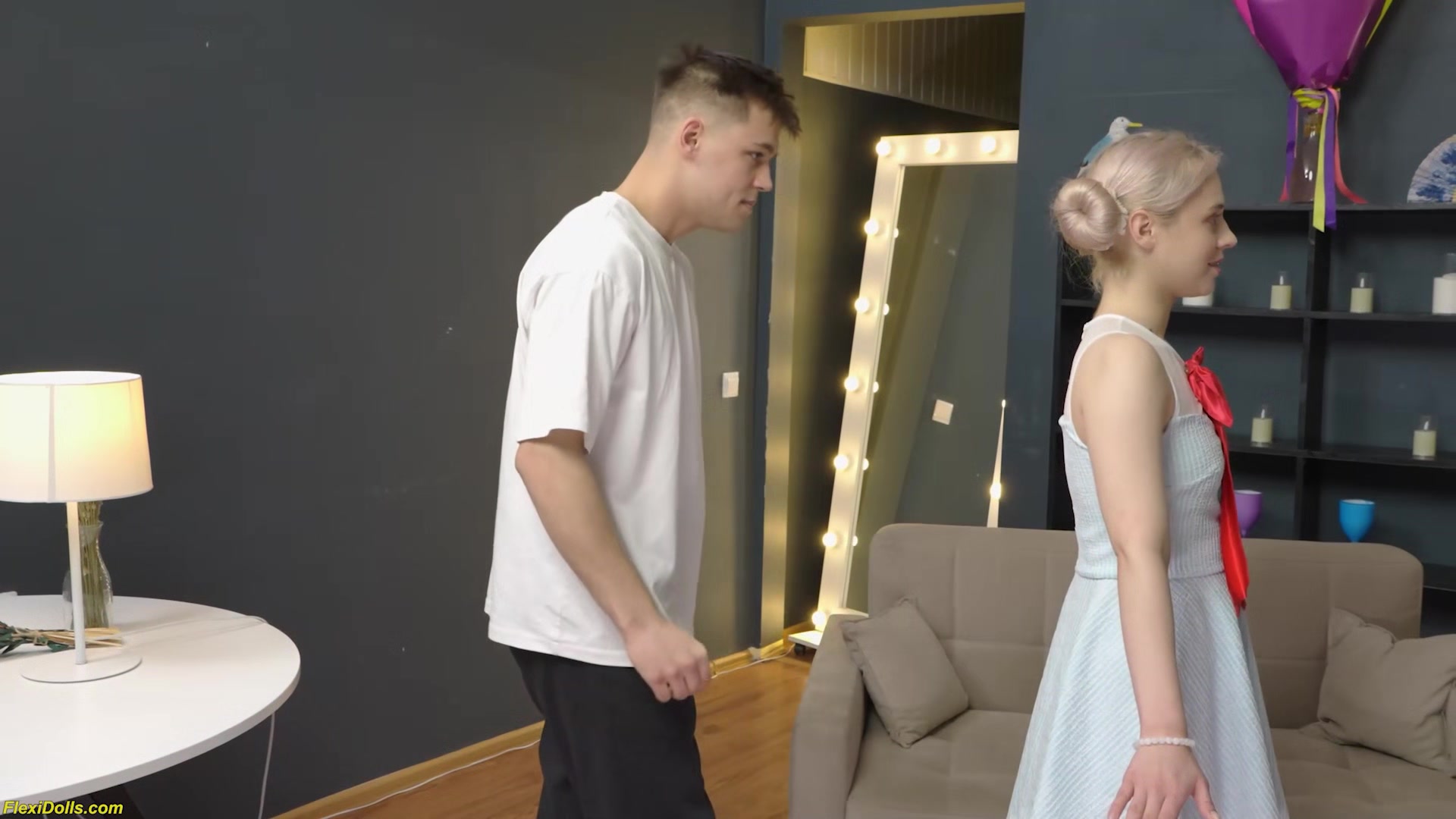 real flexi teen doll gets anus stretched