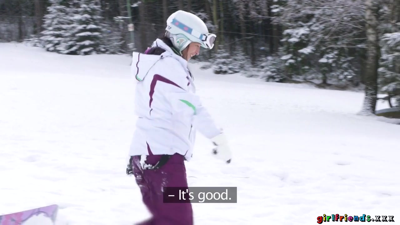 Cayla Lyons Terra Twain in Snowboard student 18+ and older woman - GirlfriendsXXX