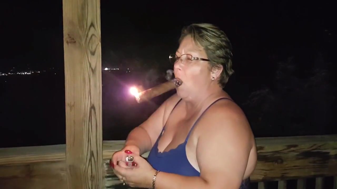 Huge Cigar Smoking