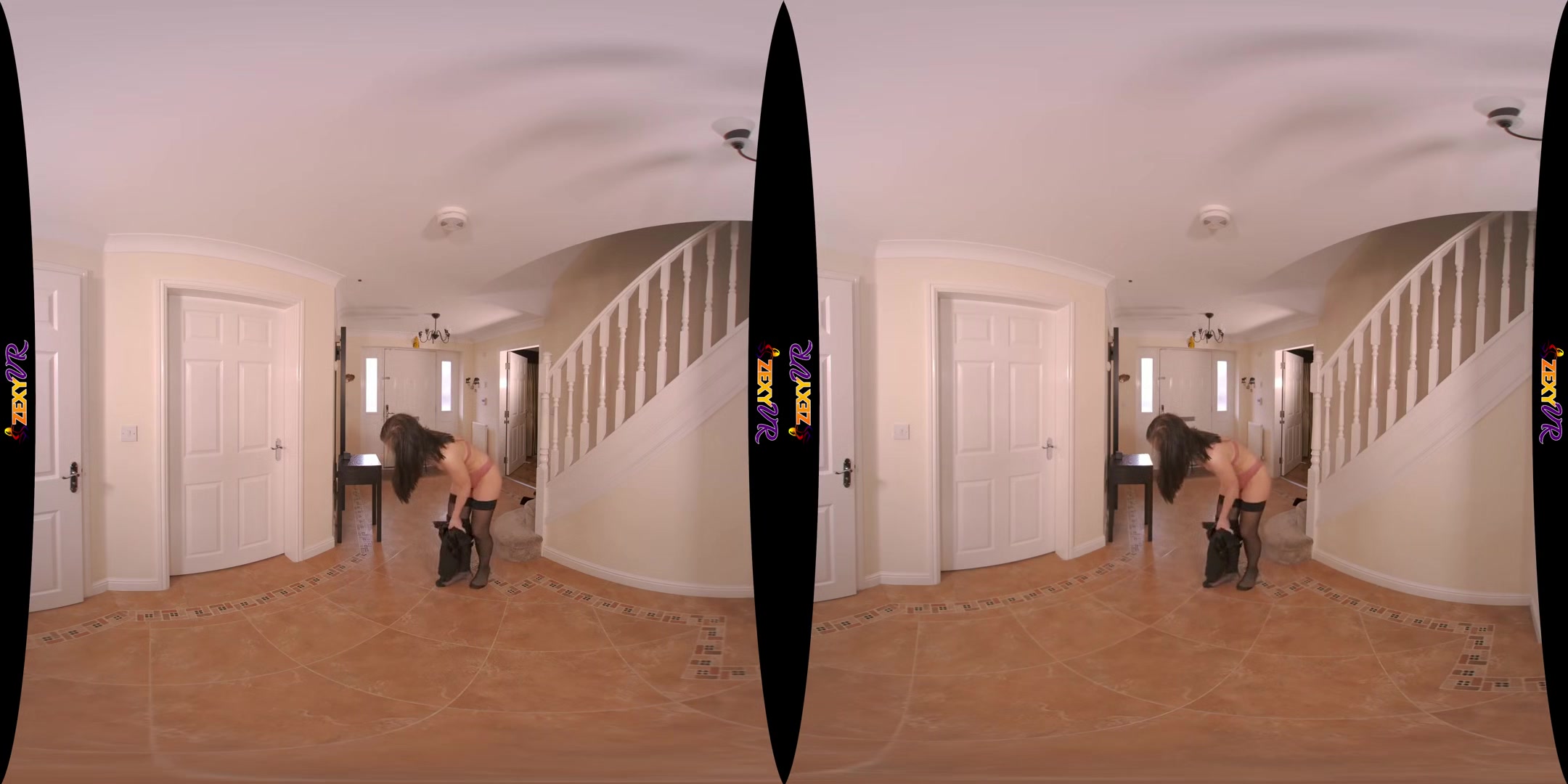 Good Boy - Petite Brunette Solo Striptease HD VR