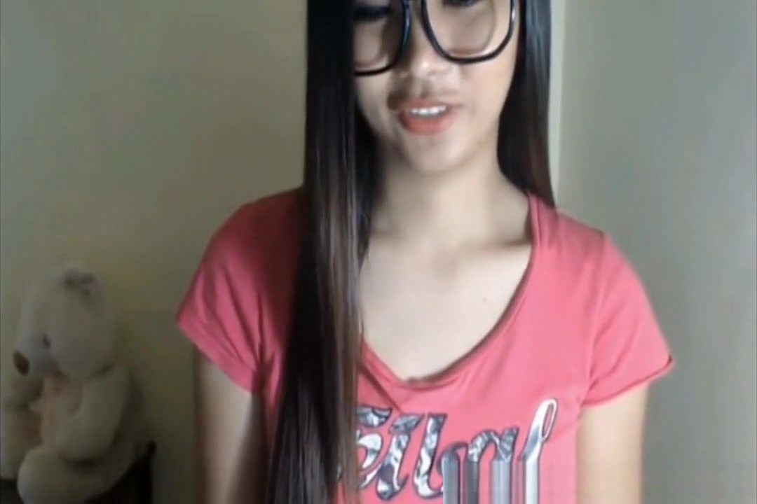 Pretty College Tranny Strokes her Cock