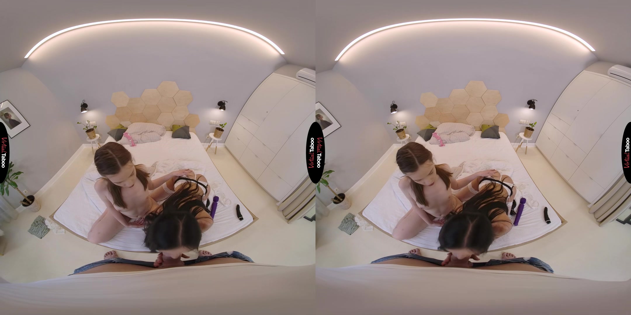 Wera Angel, Sasha Rose VR Porn: Meet My New Friend, Daddy - VirtualTaboo