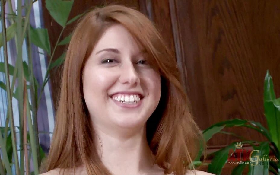 Sexy athletic thickness of a redhead