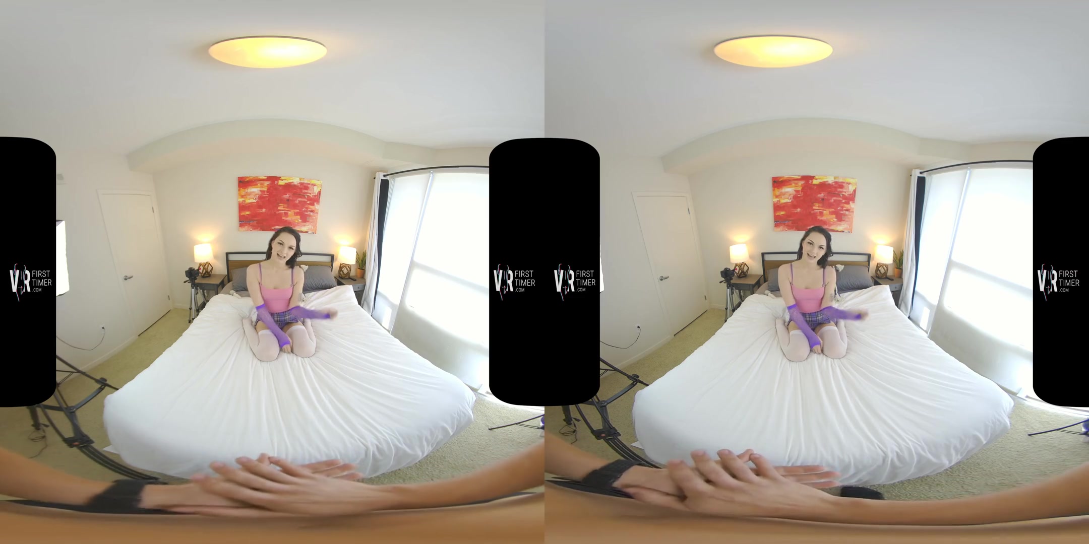 Alice Pink First VR Shoot