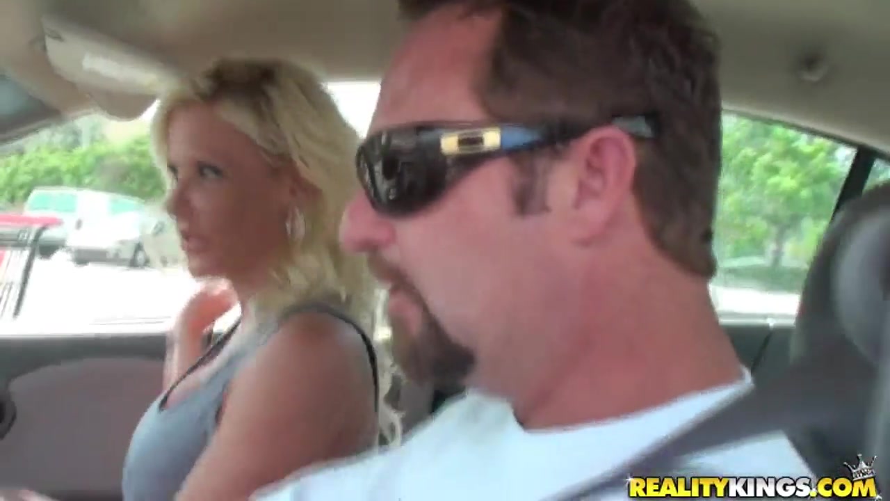 Busty blonde milf starts sucking dick of hunter