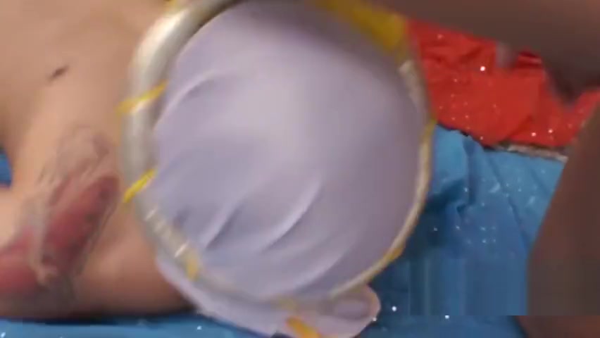 Bellydancing trannies make lucky guy take their cocks in gangbang
