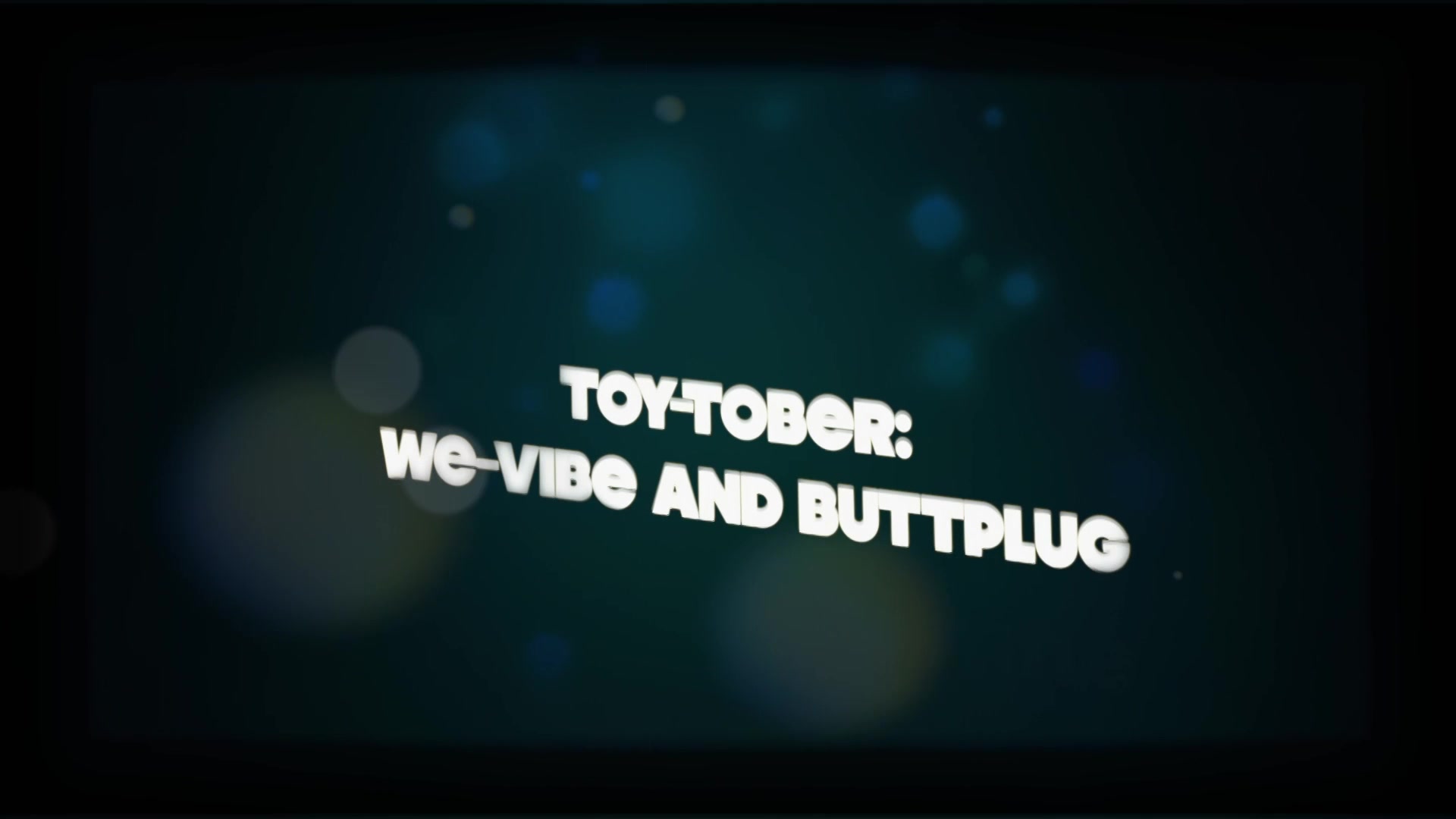 Toy Tober We Vibe And Butt Plug - Sex Movies Featuring Niarossxxx