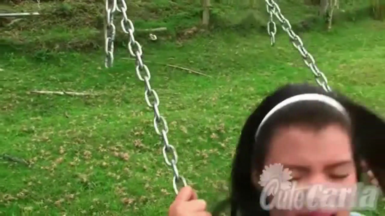 Hot Cute Carla Tease Naked in playground Outdoor